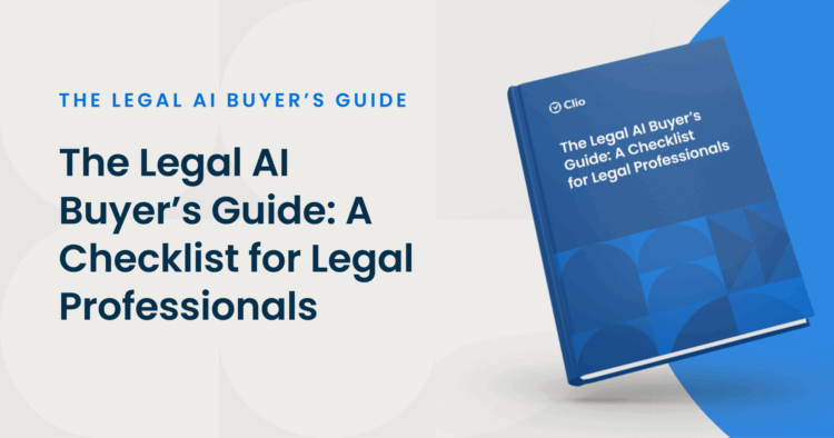Meta The Legal AI Buyer’s Guide A Checklist for Legal Professionals