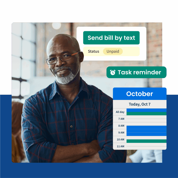 Send bill by text with Clio Manage