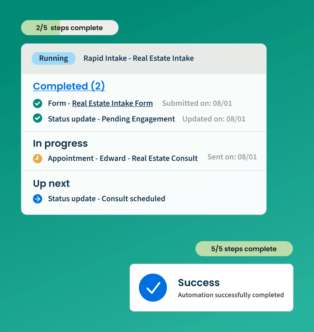 Grow Deliver a consistent client intake experience with automation