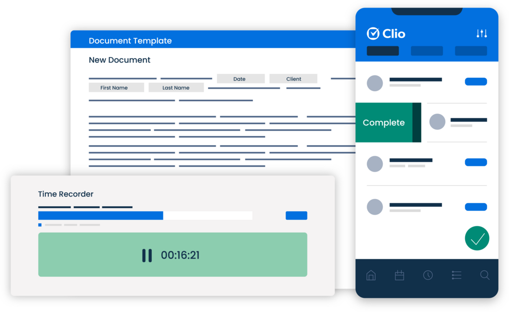 Time Recorder Mobile App & Document Template crop
