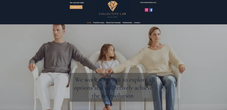 Collective Law Solicitors website