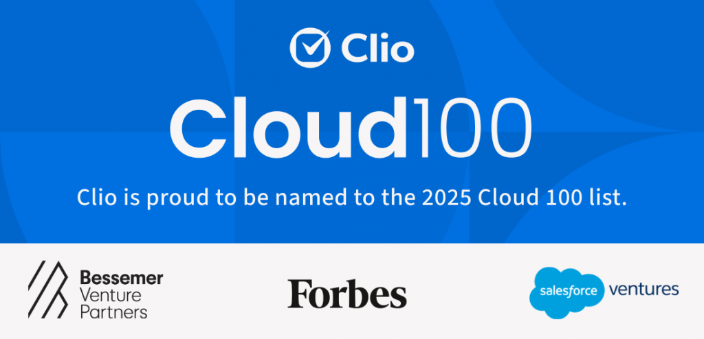 Clio named into Forbes 2025 Cloud 100 list