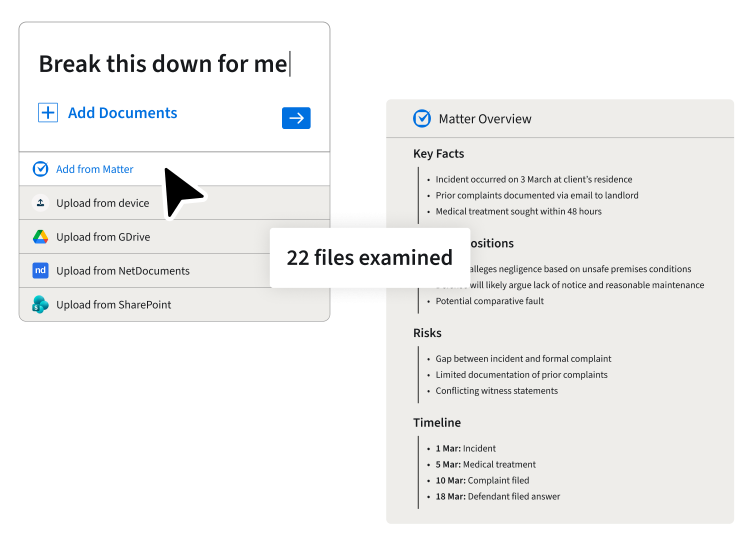 Clio Work - Get a complete structured view of your matter