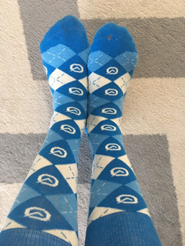 First appearance of Clio socks