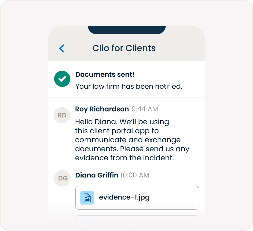 Communicate with clients