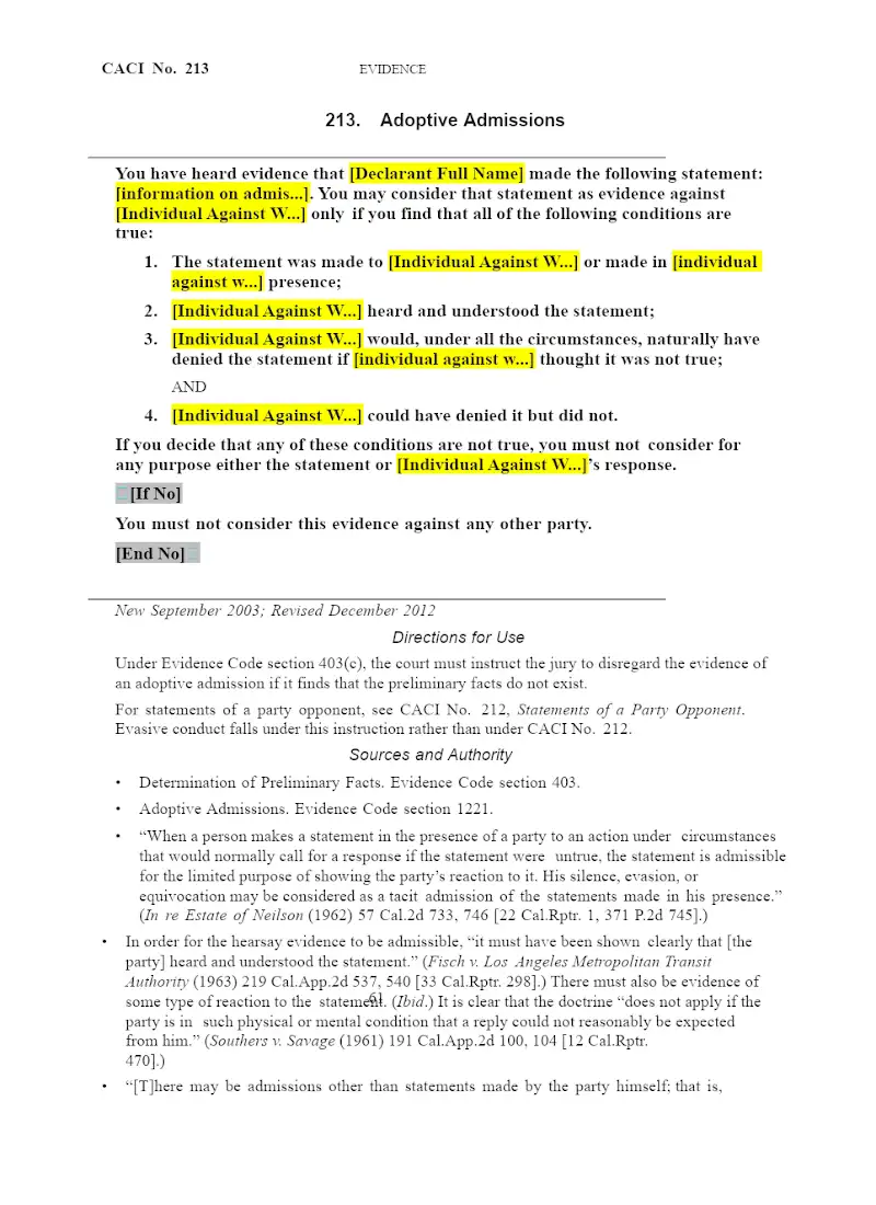 Adoptive Admissions