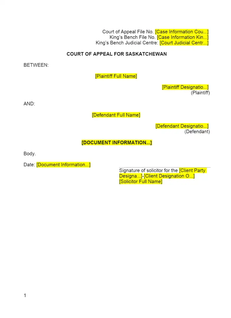 Court of Appeal