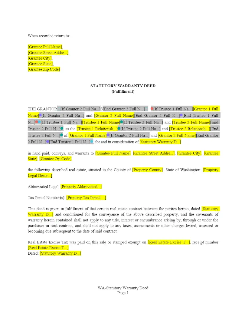 Warranty Deed