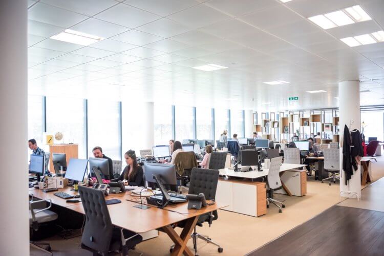 A shared law firm office space