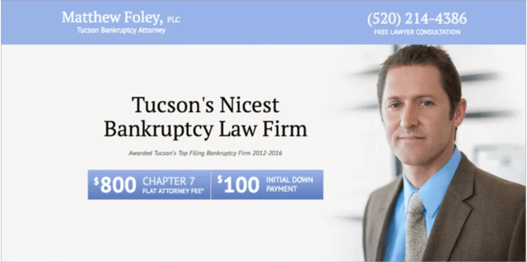 Matthew Foley PLC landing page