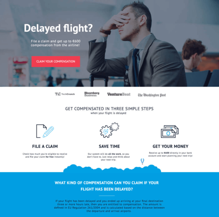 claim compass landing page