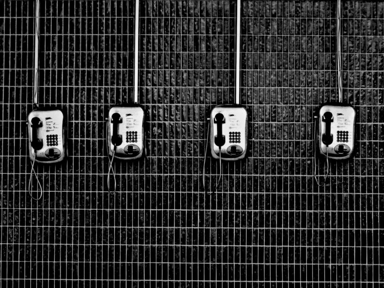 Image of a few payphones