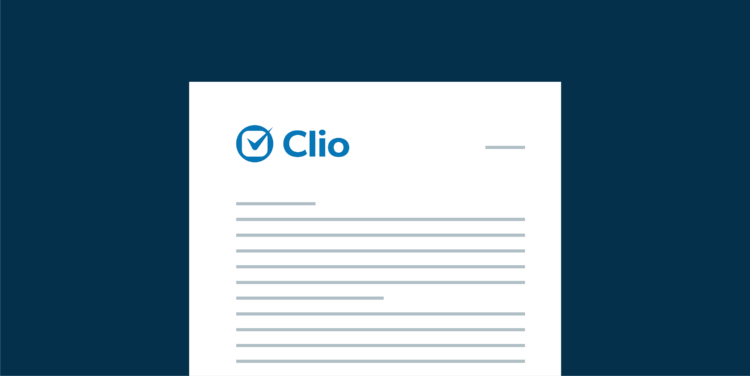 Image of a statement from Clio
