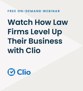 Watch how law firms use Clio webinar