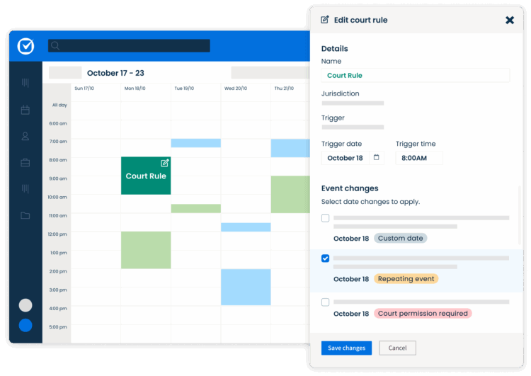 Clio File Clio File Calendar Rules