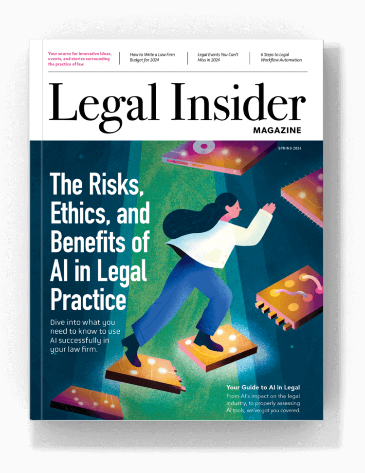 The Legal Insider Magazine: The AI Issue | Clio