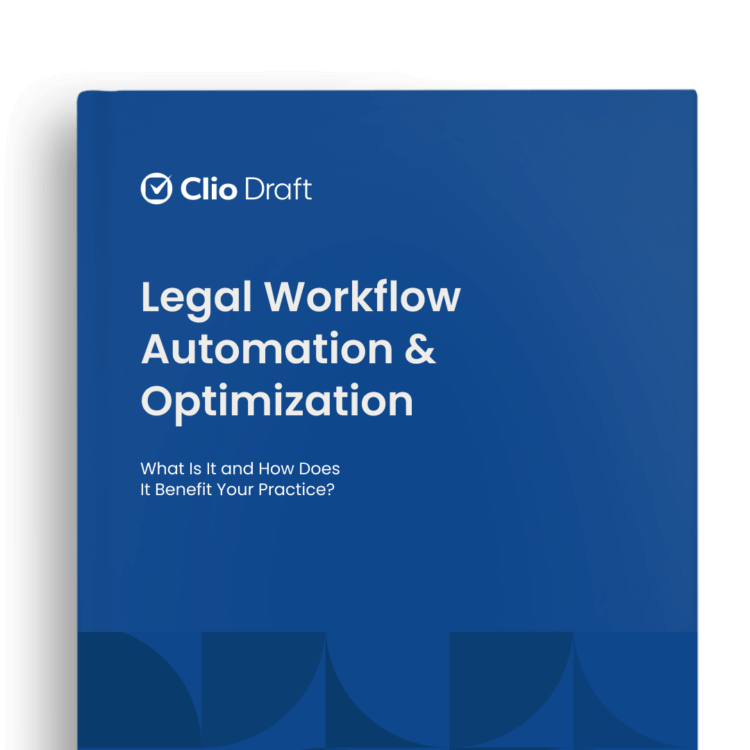 Thumbnail Clio Draft Clio Draft Legal Workflow Automation &amp; Optimization Cover