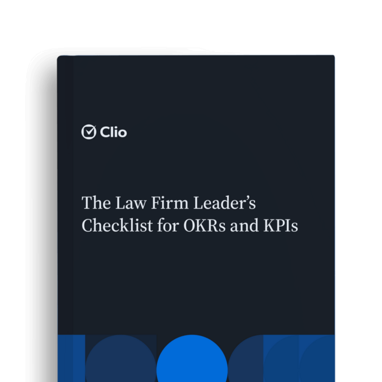 The Law Firm Leader's Checklist for OKRs and KPIs crop