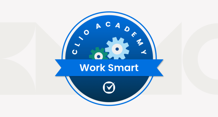 Clio Academy - Work Smart badge