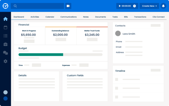 Clio features for government offices
