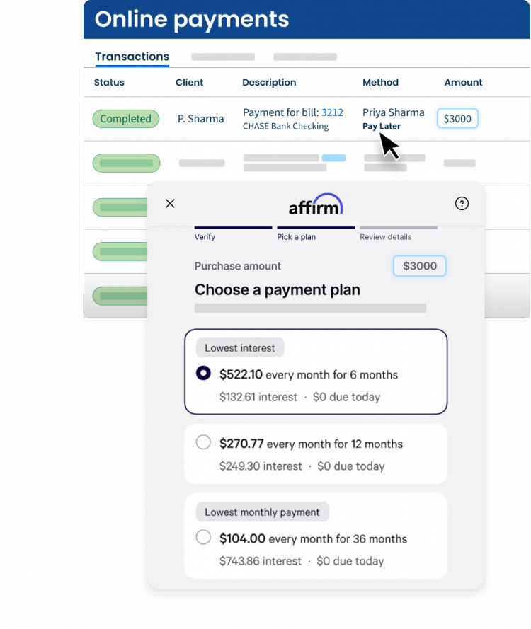 Get paid upfront with Pay Later legal fee financing