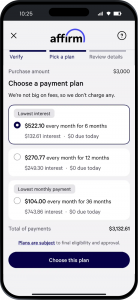 Product Screenshot Simplified Product UI Clio Manage Clio Payments NA Step 2 Choose how to pay