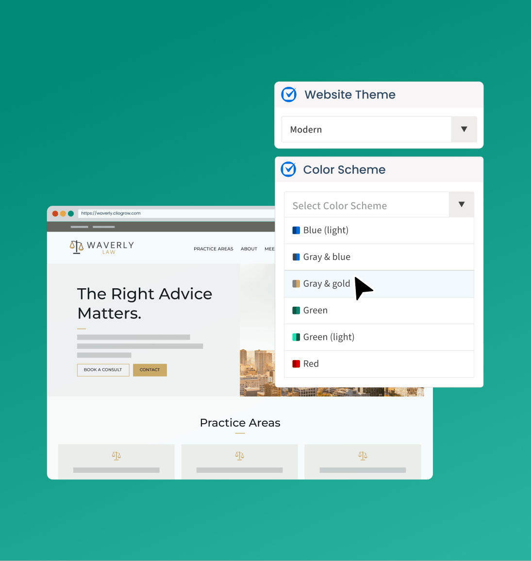 Clio Grow NA Grow Build your online presence with a professional website