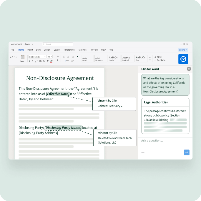 US Work on documents not around them Legal AI for Word