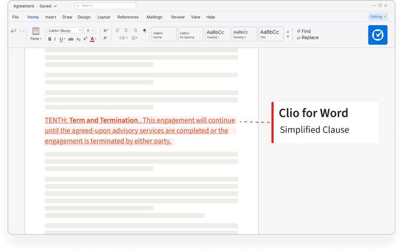US Clio for Word Full Screen April Release Report