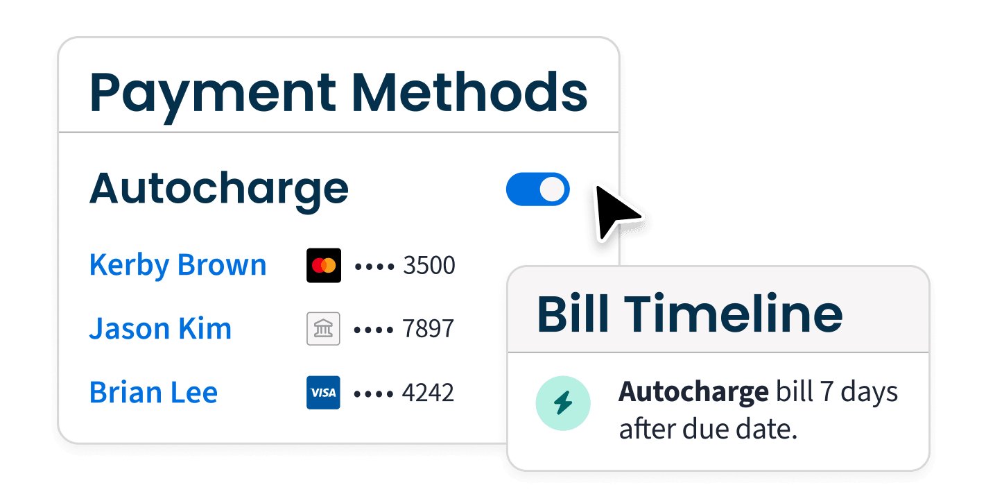 Get bills paid automatically with Autocharge